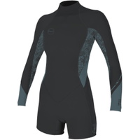 Womens Bahia 2/1mm Back Zip Long Sleeve Springsuit Wetsuit